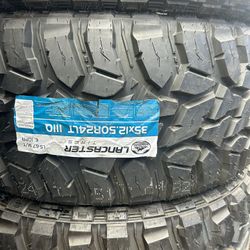 35x12.50R24. MUD TERRAIN TIRES