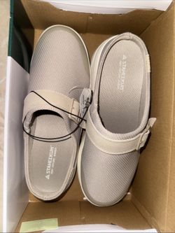 Staheekum Women’s Sneaker Clog Size 8 Taupe Mesh Slip-On Mules - NEW
