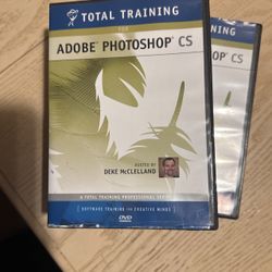 Total Training Photoshop CS DVds. With Books 
