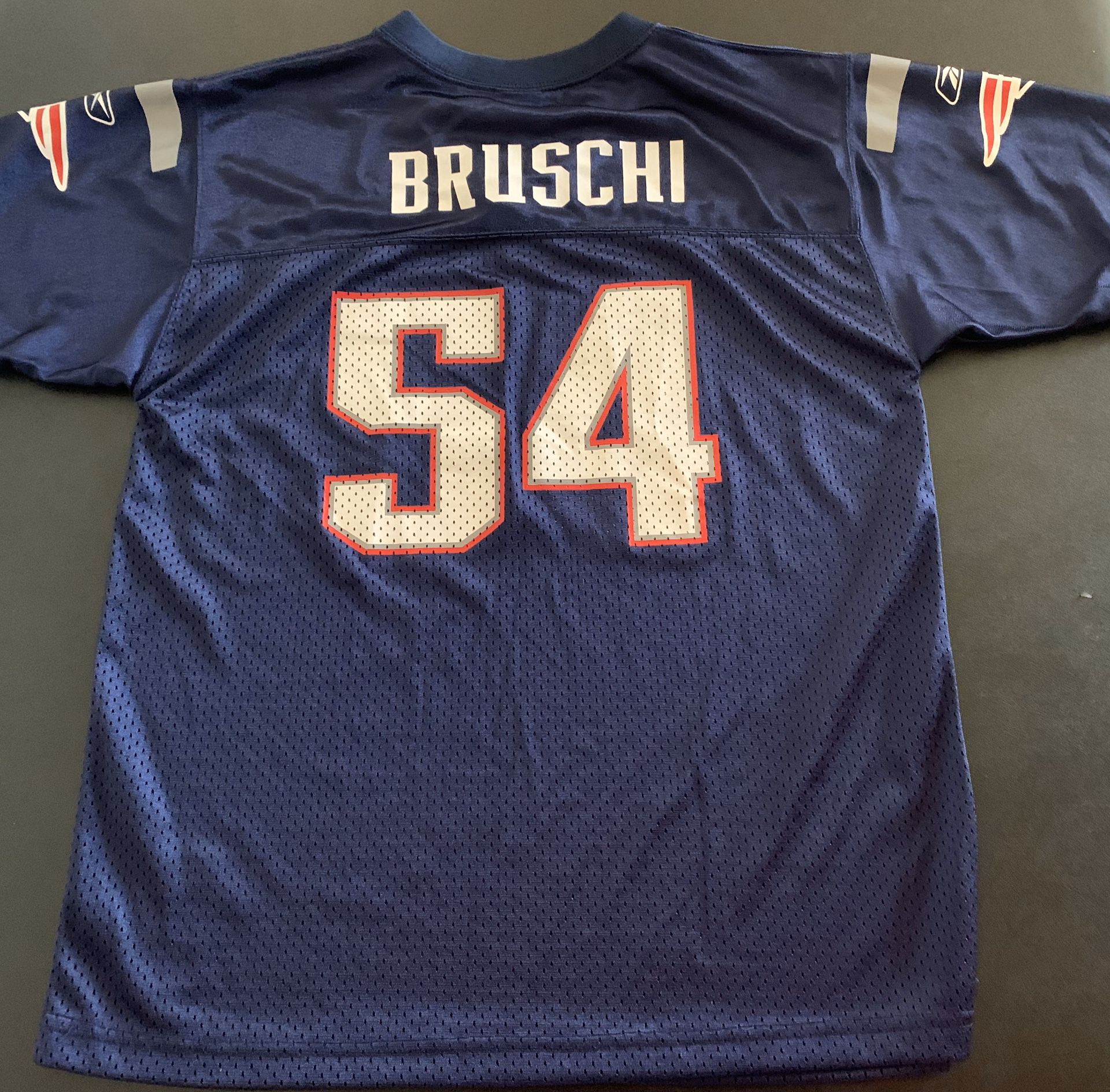 Tedy Bruschi New England Patriots NFL Reebok Jersey - Kids Youth Size XL (18/20)
