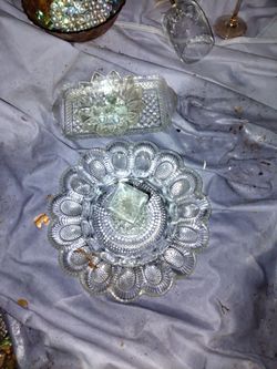 Decorative glass wear. Crystal clear