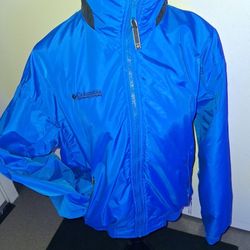 Columbia Titanium Winter Jacket Men's SIZE S. Deep Blue. NICE!!! 