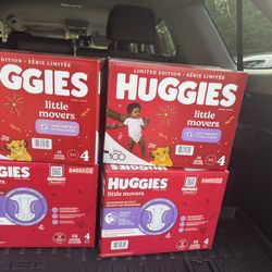 Huggies Little Movers Size 4