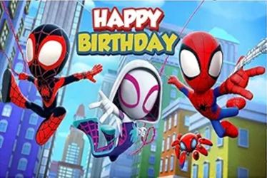 Spidey and His Amazing Friends Backdrop