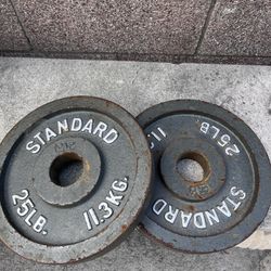 25lbs Steel Plates 