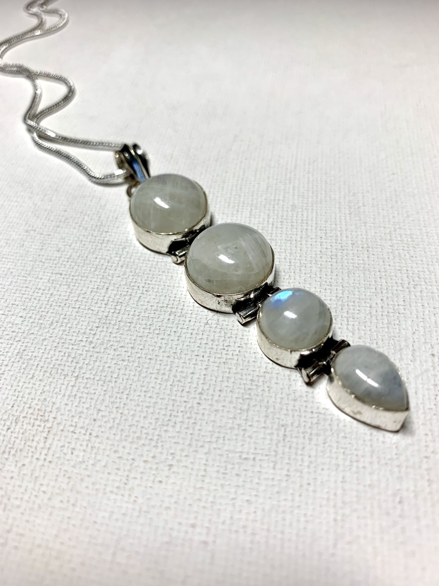 Moonstone Pendant Necklace