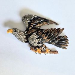 Vintage Patriotic Eagle Brooch/Pin 