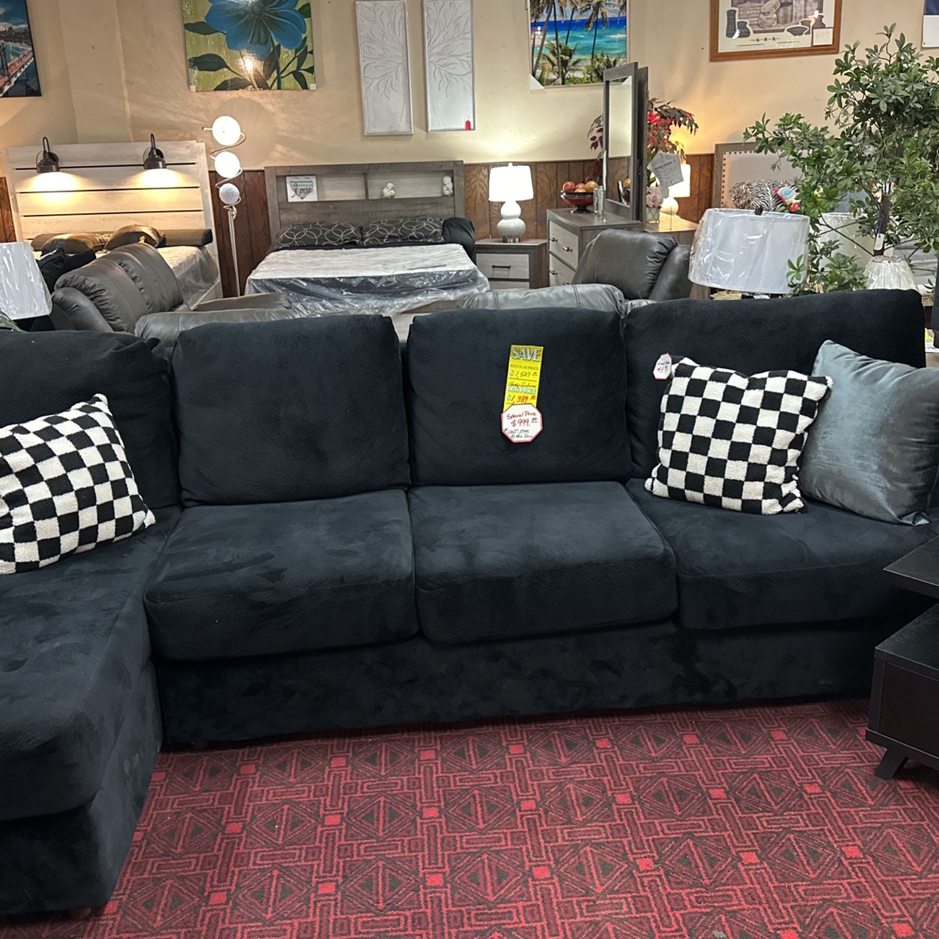 Black Sectional