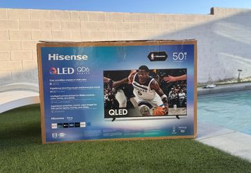 50” Hisense smart 4k Qled tv