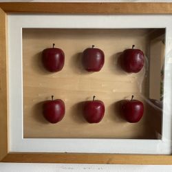 6 APPLES SHADOWBOX
