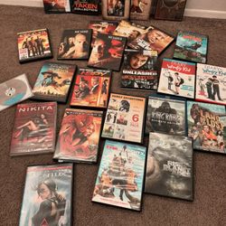 Huge DVD/Blue ray Movies Lot (40 Movies)