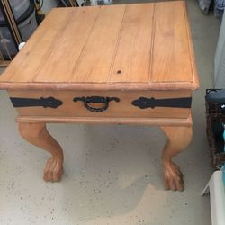 Wooden end table 