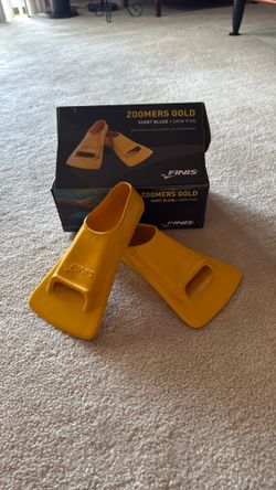 Zoomers Gold Short Blade Swim Fins