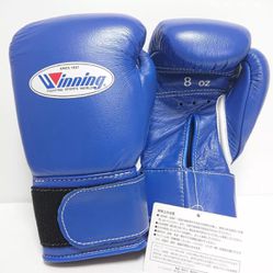 [WINNING] Boxing Gloves 14oz, Blue , Made In Japan