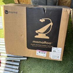 Grey 4moms Mamaroo Baby Swing