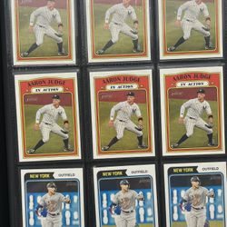 Aaron Judge Baseball Cards LOT B