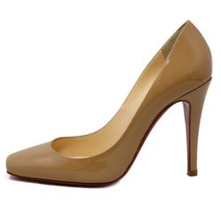 Christian Louboutin Nude Patent Leather Heels sz 36