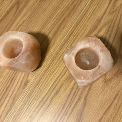 Himalayan Salt Candle Holders