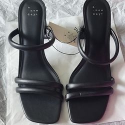 Womens A New Day Black/Stacy Sandal 