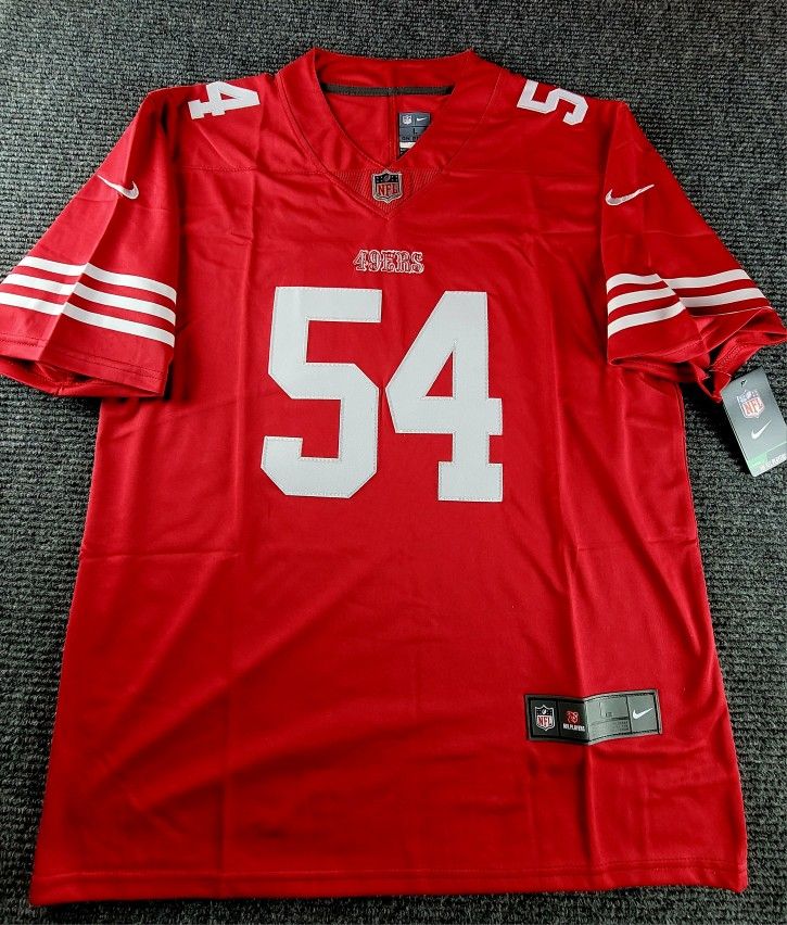 San Francisco 49ers Fred Warner Stitched Jersey New.