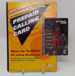 Vintage Jordan Prepaid Calling Card