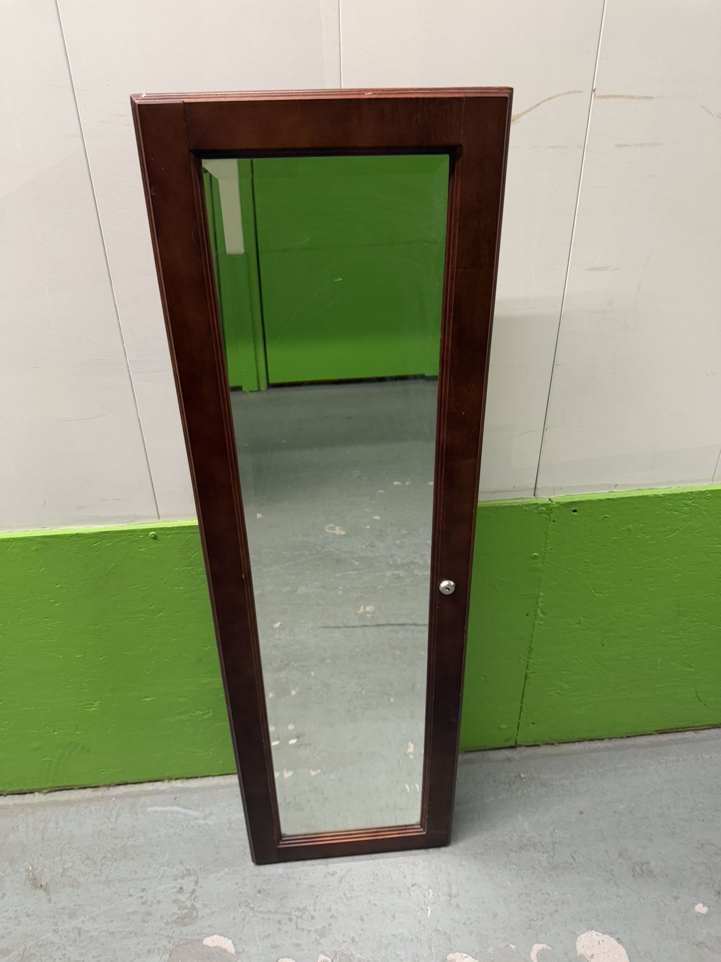 Vintage Nina Walnut Jewelry Armoire