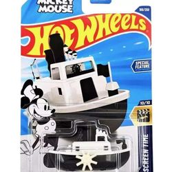 DISNEY STEAMBOAT MICKEY MOUSE HOT WHEELS 