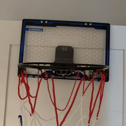Basketball Hoop with Scoreboard - Mounts Over Door