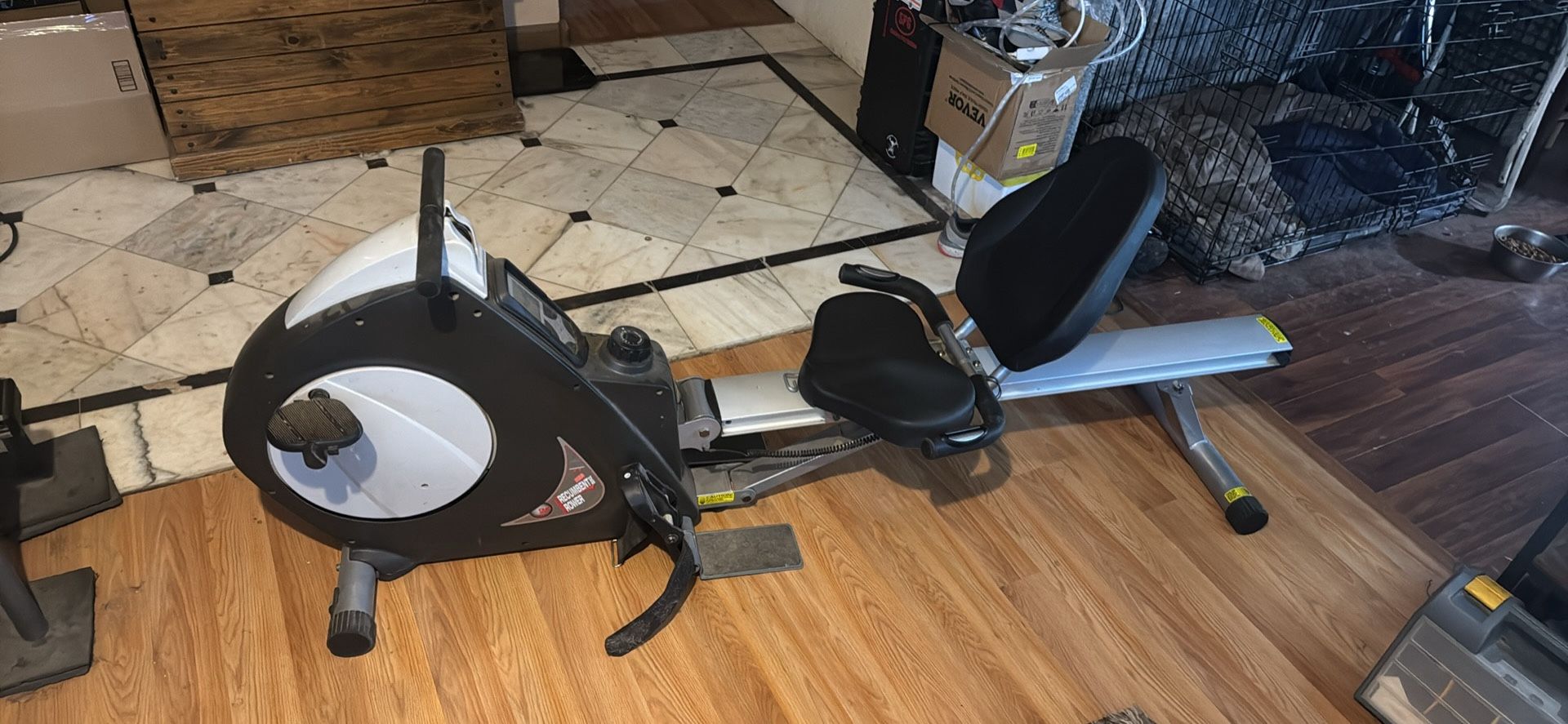 Recumbent Bike And Row Machine 