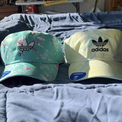 Pair Of ADIDAS Adjustable Strap Backs