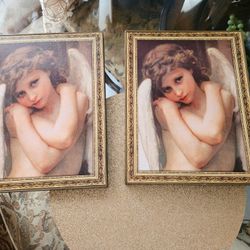 Two 8×10 Angel Picture Frames