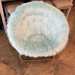 Teal Pottery Barn Teen Hang Around Chair