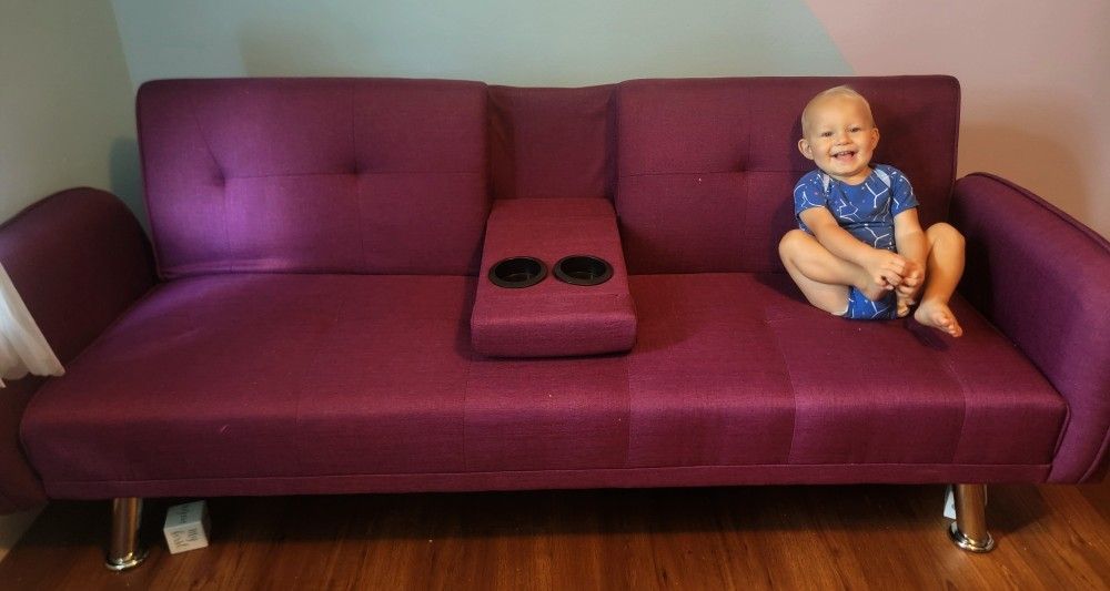 Purple Futon Bed