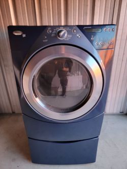 Huge Capacity!!! Whirlpool, Duet, Quiet Series, Gas Dryer with Storage Pedestal!!! Excellent Condition!!! Must See To Appreciate!!!