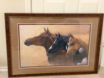 Horse painting frame