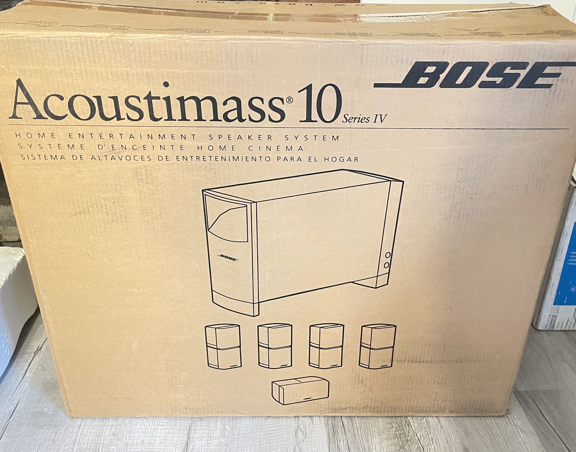 Bose Acoustimass 10 Series IV new home theater system