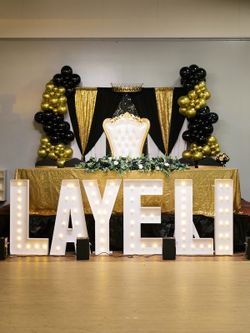 Marquee Letters ONLY