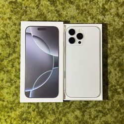 iPhone 16 Pro Max | 256GB | White Titanium | Factory Unlocked
