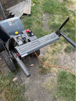 2 stage 36 inch craftsman’s  snowblower…(, entertaining offers)