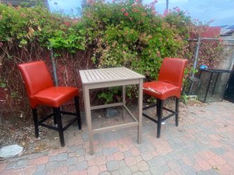Table and chairs