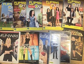 Bravo Project Runway: Season 1 2 3 5 6 7 + Flipping Out Season 1 2 3 4 5 DVD LOT