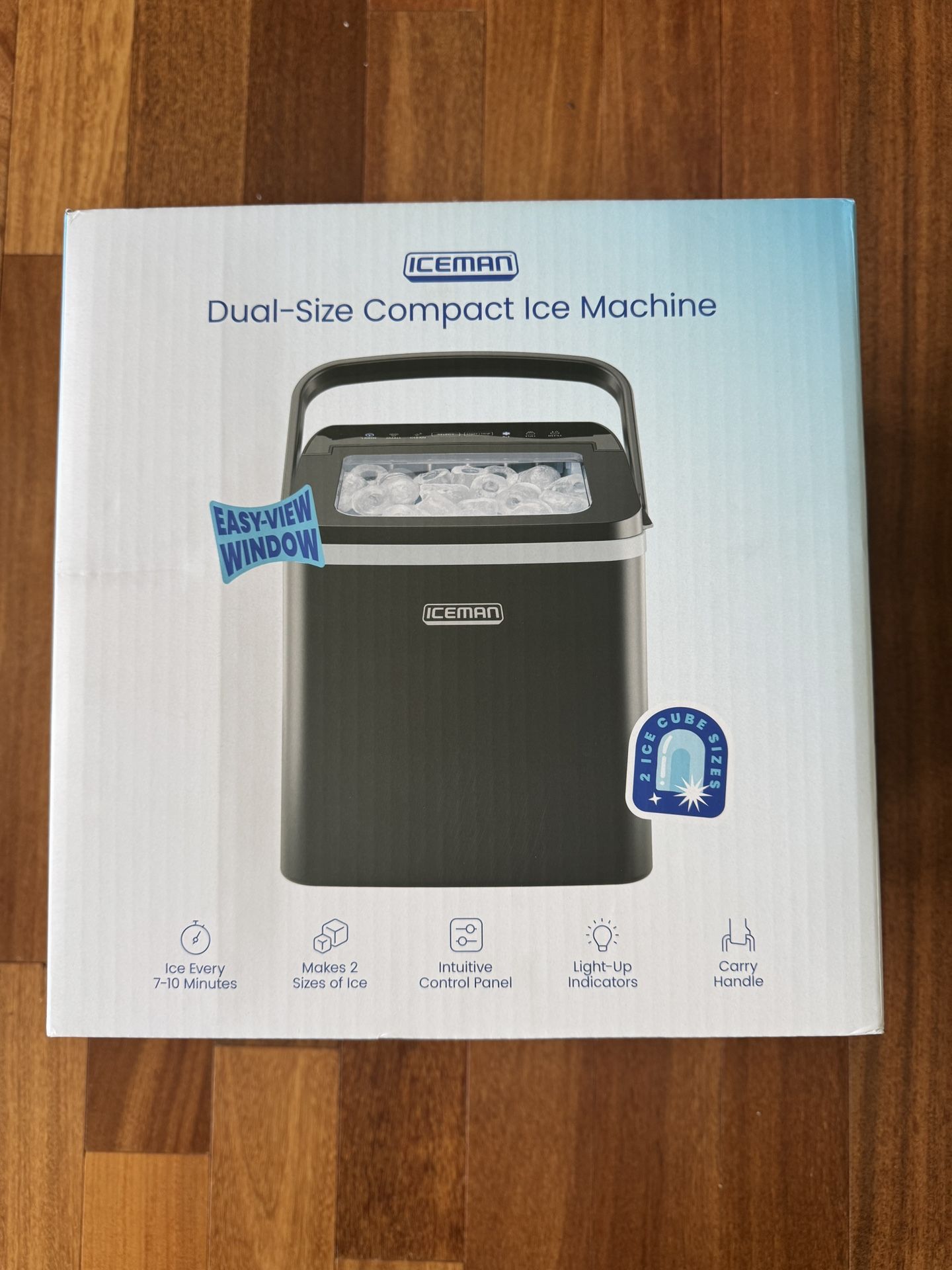 ON SALE TODAY ONLY β Ice Man Dual Size Compact Ice Maker (BRAND NEW)