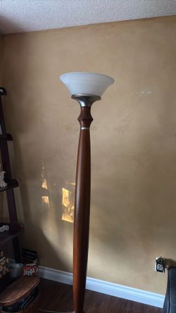 Beautiful wood floor lamp