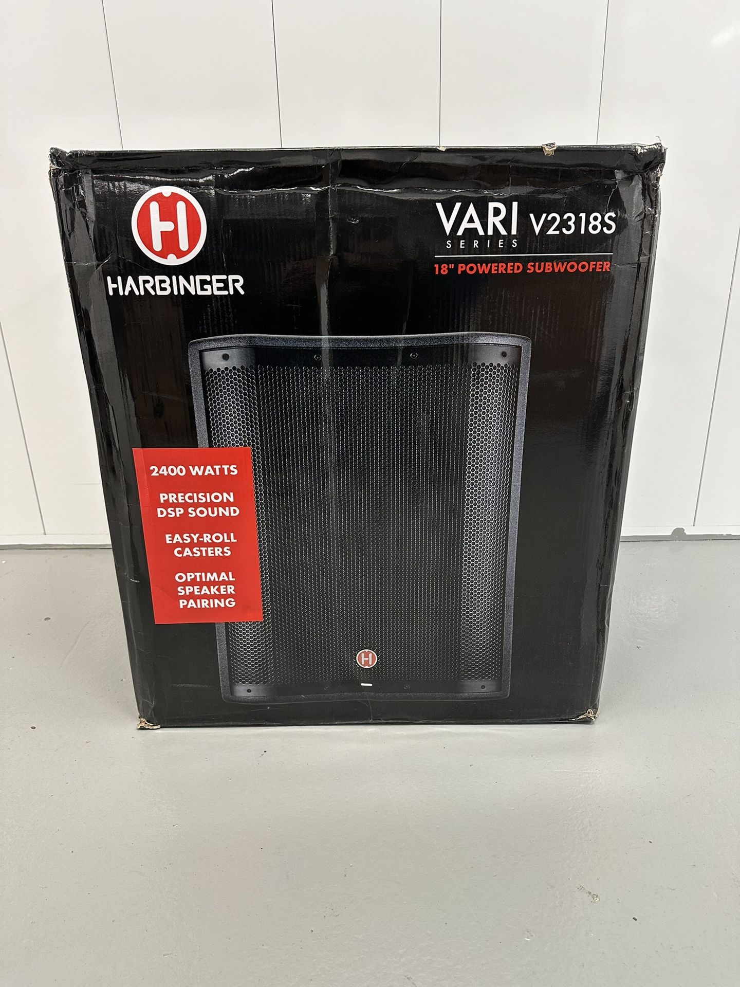 Harbinger V2318S 18 Inch Powered Subwoofer Mint
