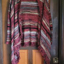 ARIZONA JEAN CO. Open knit boho Cardigan. Size  XL.