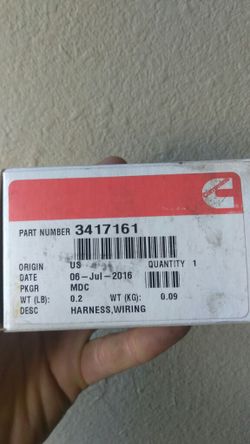 Cummins wiring harness