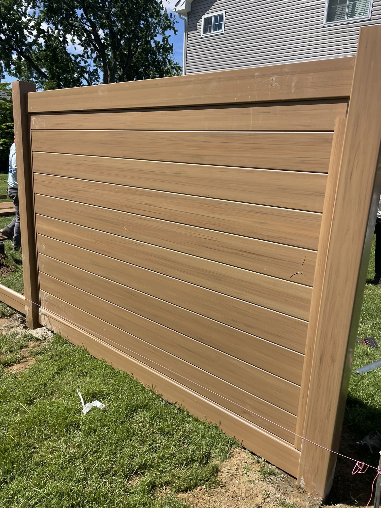 Horizontal Vinyl Fence 