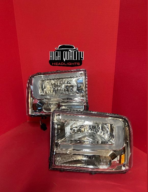 Ford F250 1999. 2004 Headlights.