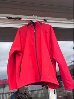 Red Full Zip Softshell Jacket