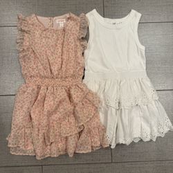 Girls Spring Dress Bundle - Size Small (6/7), Cat & Jack and Gap Kids